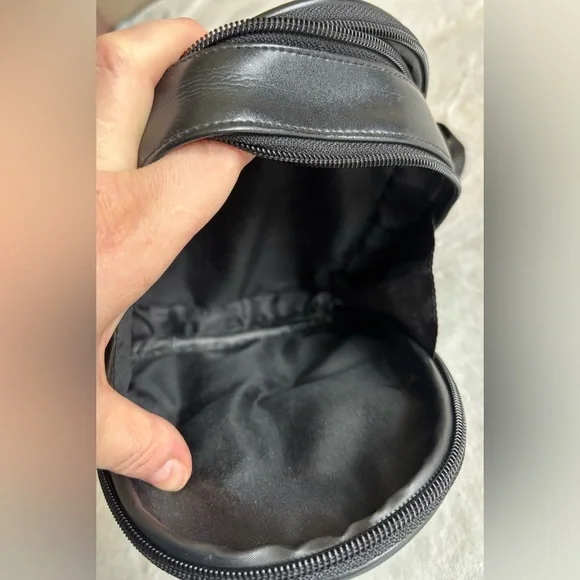 Atmosphere Backpack Black Charcoal Compact Small Faux Leather OS Unisex - Picture 5 of 10